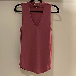 Express One Eleven Choker Neck Top